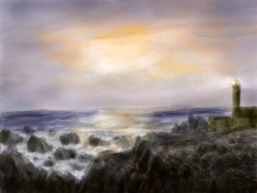 Rocky seashore