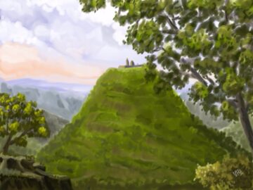 Temple on the hill