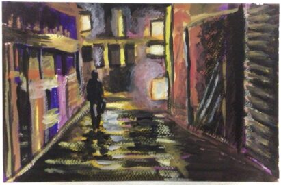 Night shopping street